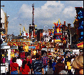Pinner Fair 2000 from Bridge Street looking towards the police station